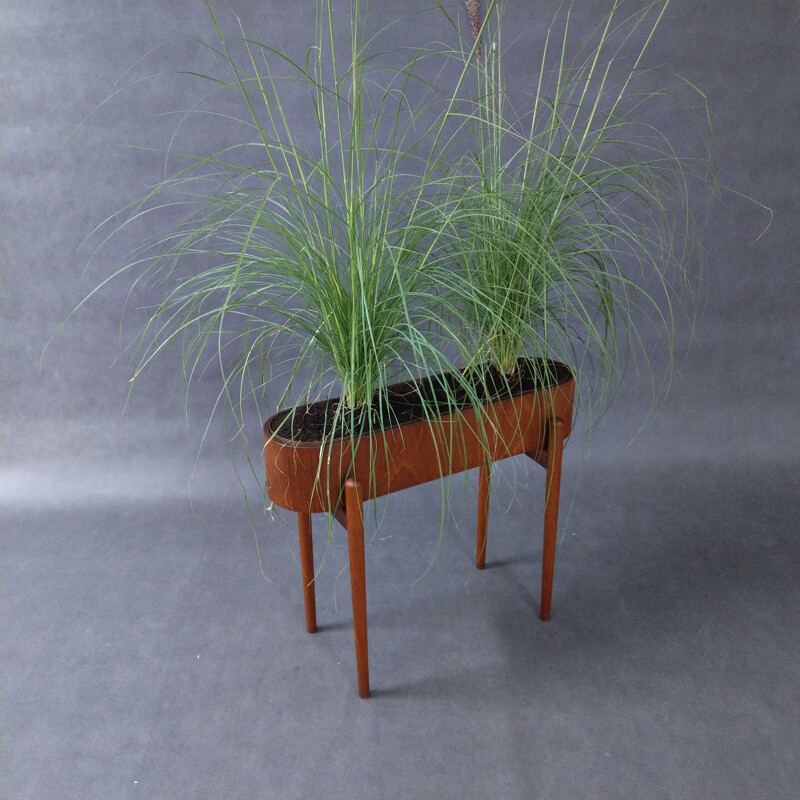 Vintage Danish planter in teak - 1950s