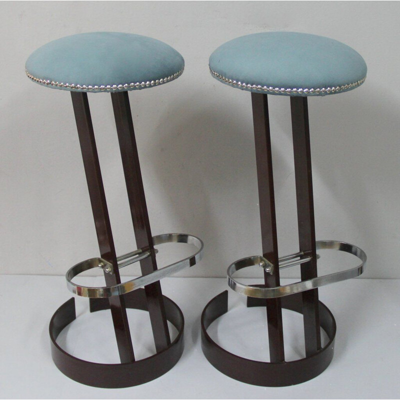 Set of two vintage spanish stool - 1960s