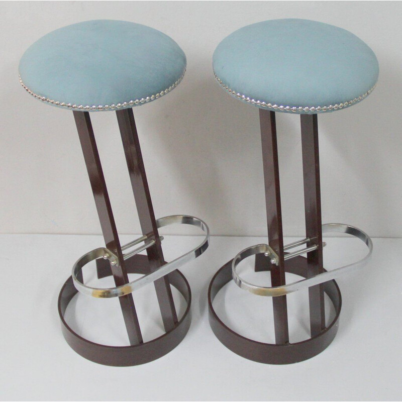 Set of two vintage spanish stool - 1960s