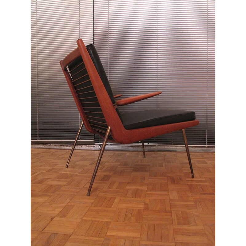 Vintage "Boomerang" Chair by Peter Hvidt & Orla Molgaard Nielsen - 1950s