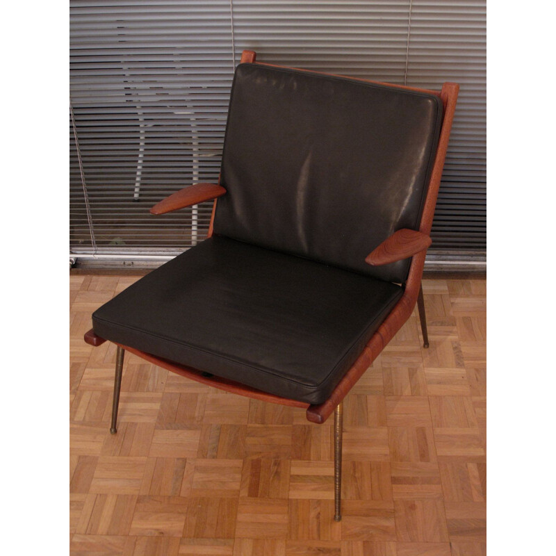 Vintage "Boomerang" Chair by Peter Hvidt & Orla Molgaard Nielsen - 1950s