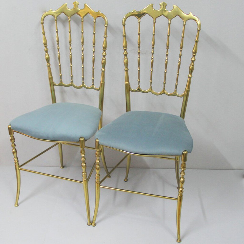 Suite de deux chaises Chiavari vintages - 1960