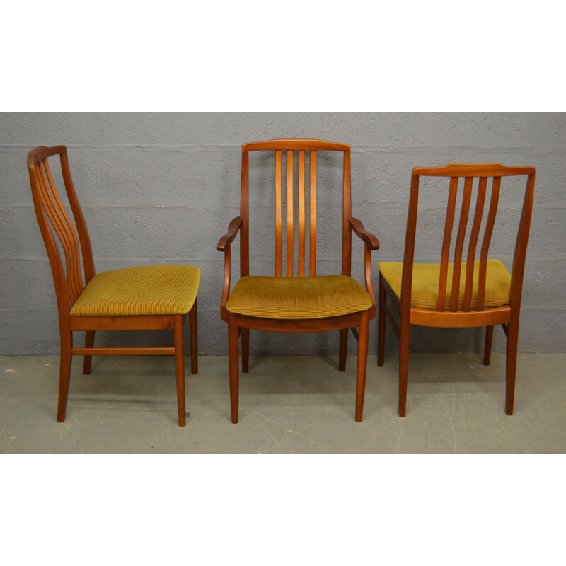 Set of 6 Vintage Dinning Chairs by Beithcraft - 1970s