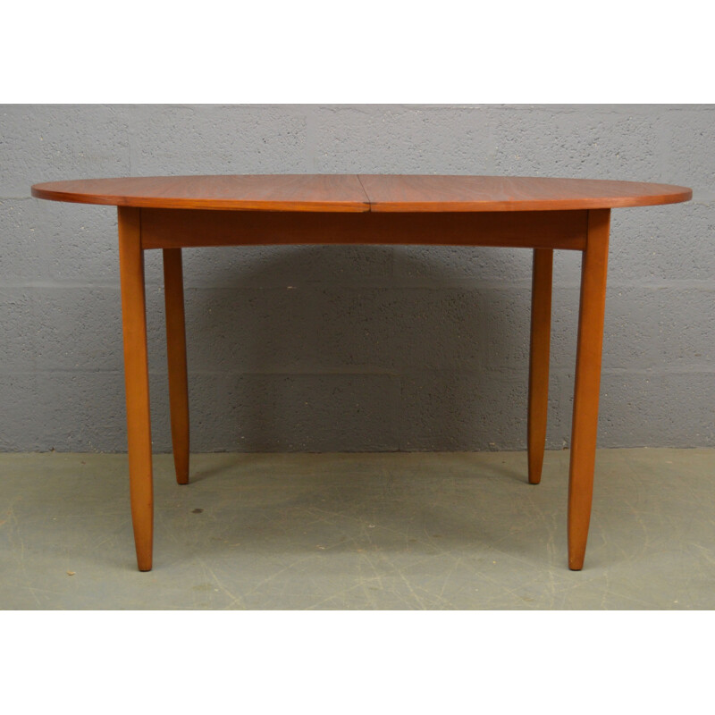 Vintage Oval Teak Dinning Table by Portwood - 1960s