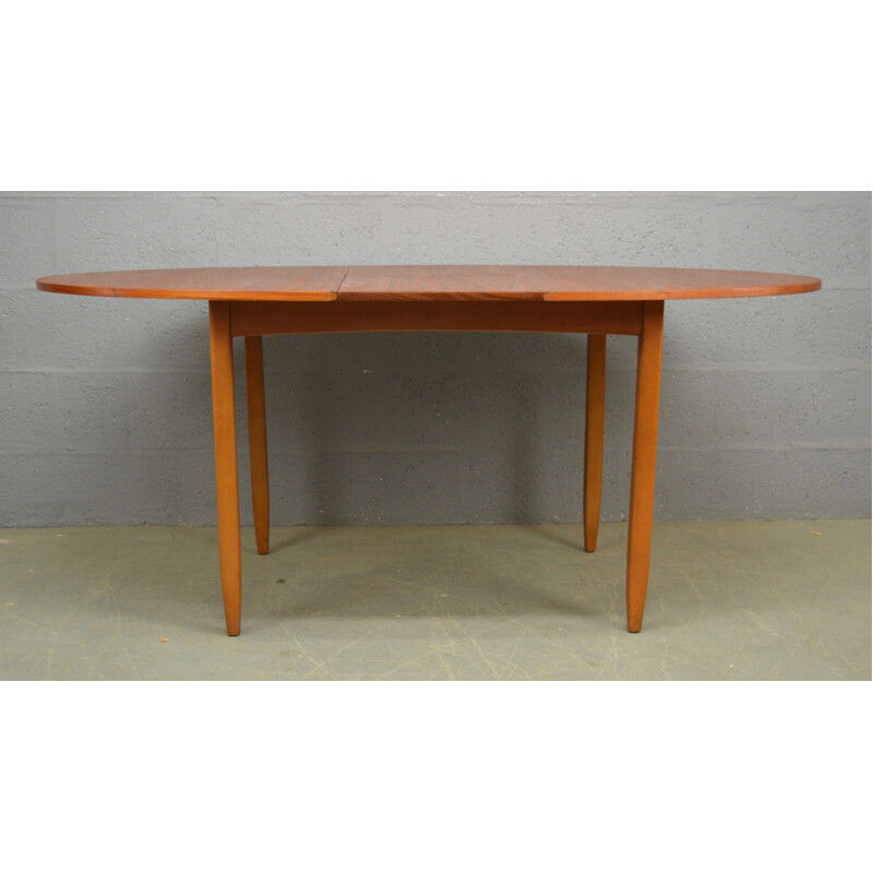 Vintage Oval Teak Dinning Table by Portwood - 1960s