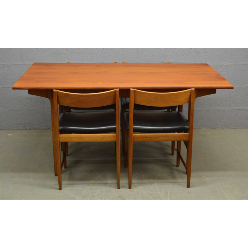 Vintage Dining Table and Chairs by Bath Cabinet Makers - 1960s