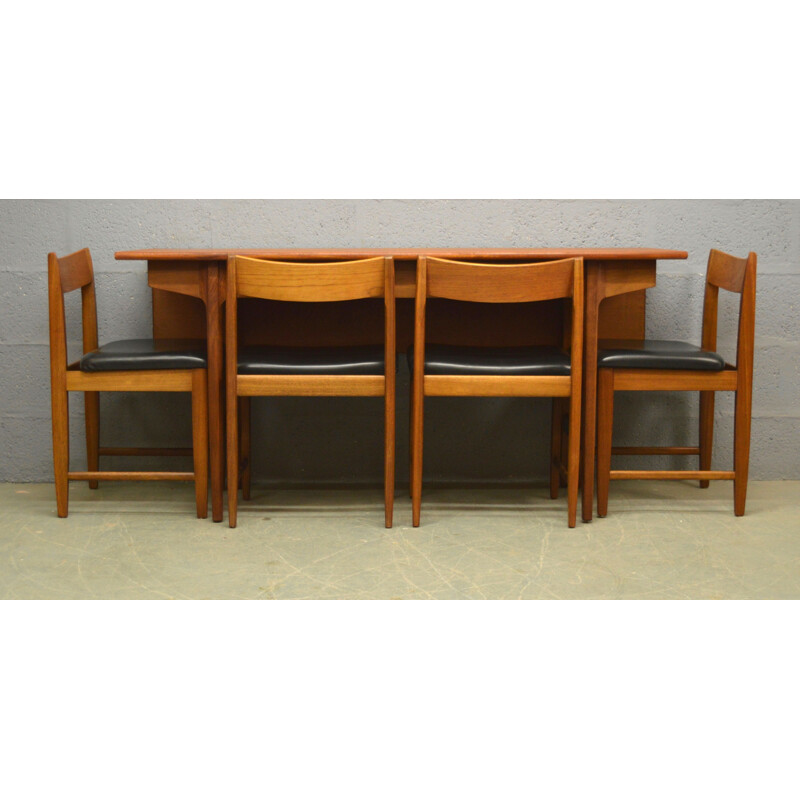 Vintage Dining Table and Chairs by Bath Cabinet Makers - 1960s