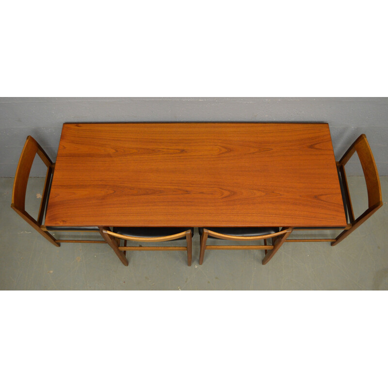 Vintage Dining Table and Chairs by Bath Cabinet Makers - 1960s