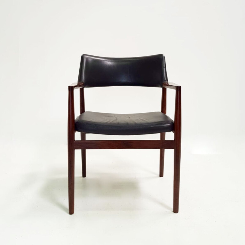 Set of 4 chairs Scandinavian Erik Wørts for Soro Stolefabrik in solid rosewood - 1960s