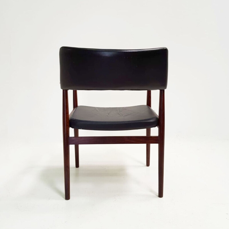 Set of 4 chairs Scandinavian Erik Wørts for Soro Stolefabrik in solid rosewood - 1960s