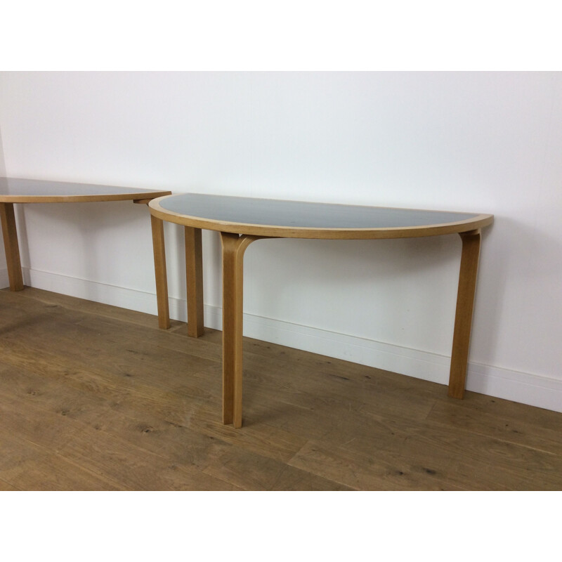 Vintage Danish console dining table by Rud Thygesen and Johnny Sorensen - 1970s