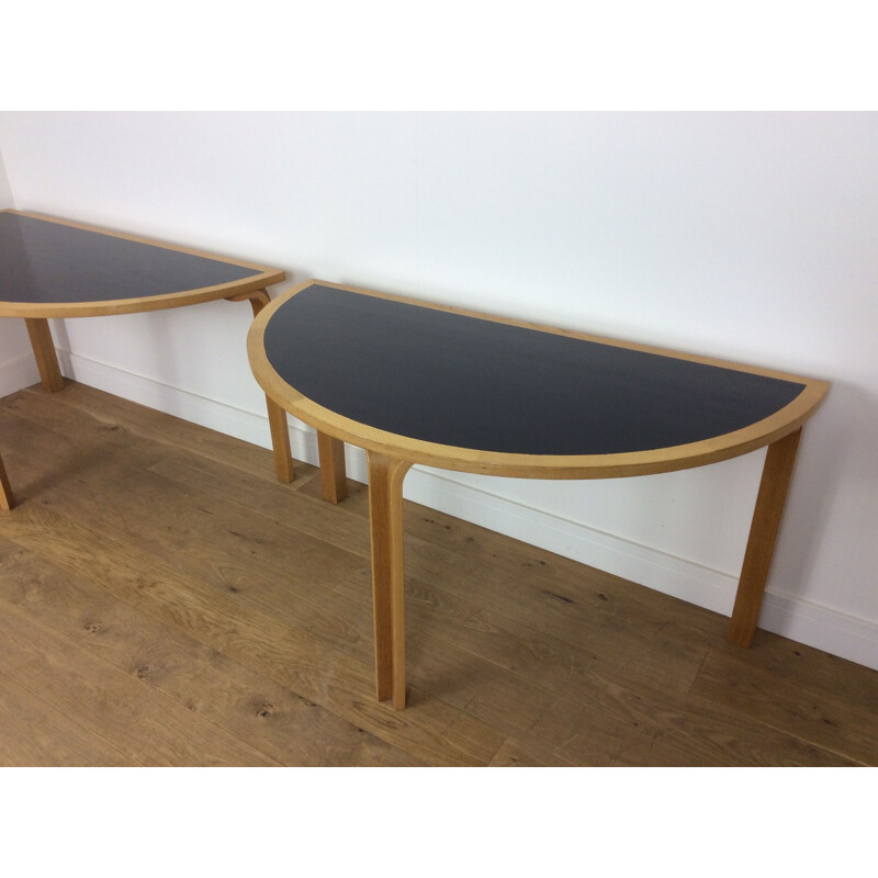 Vintage Danish console dining table by Rud Thygesen and Johnny Sorensen - 1970s