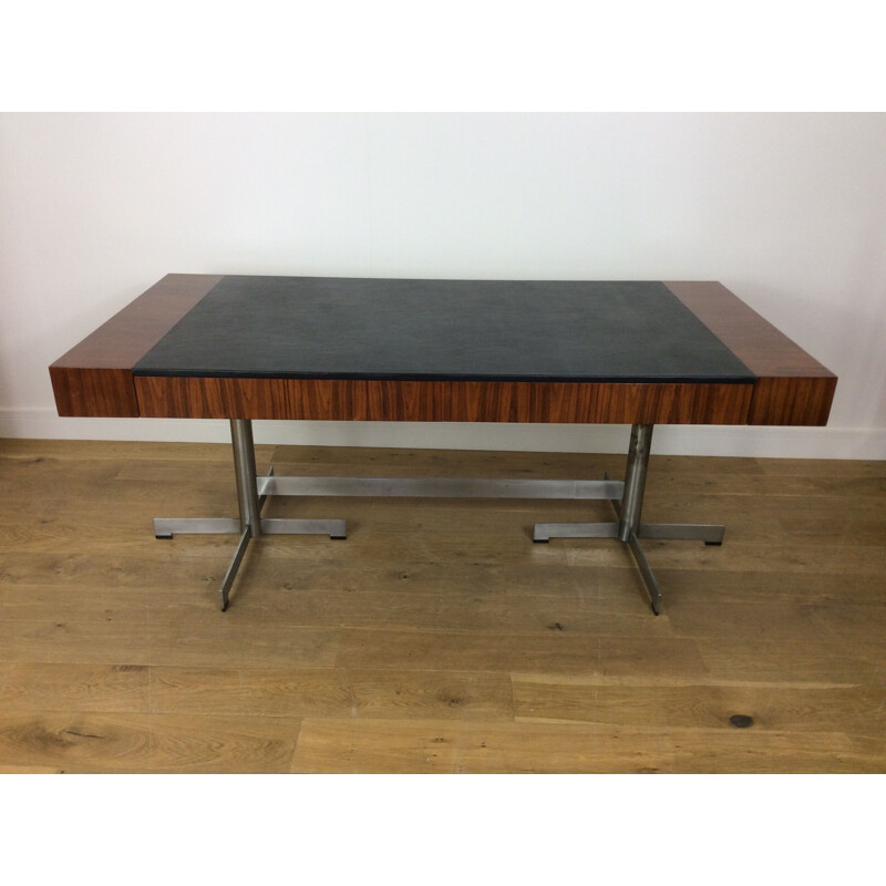 Vintage British desk in rosewood - 1970s