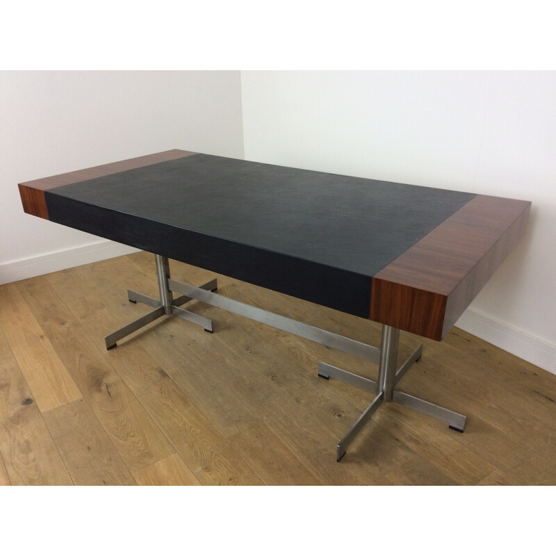 Vintage British desk in rosewood - 1970s