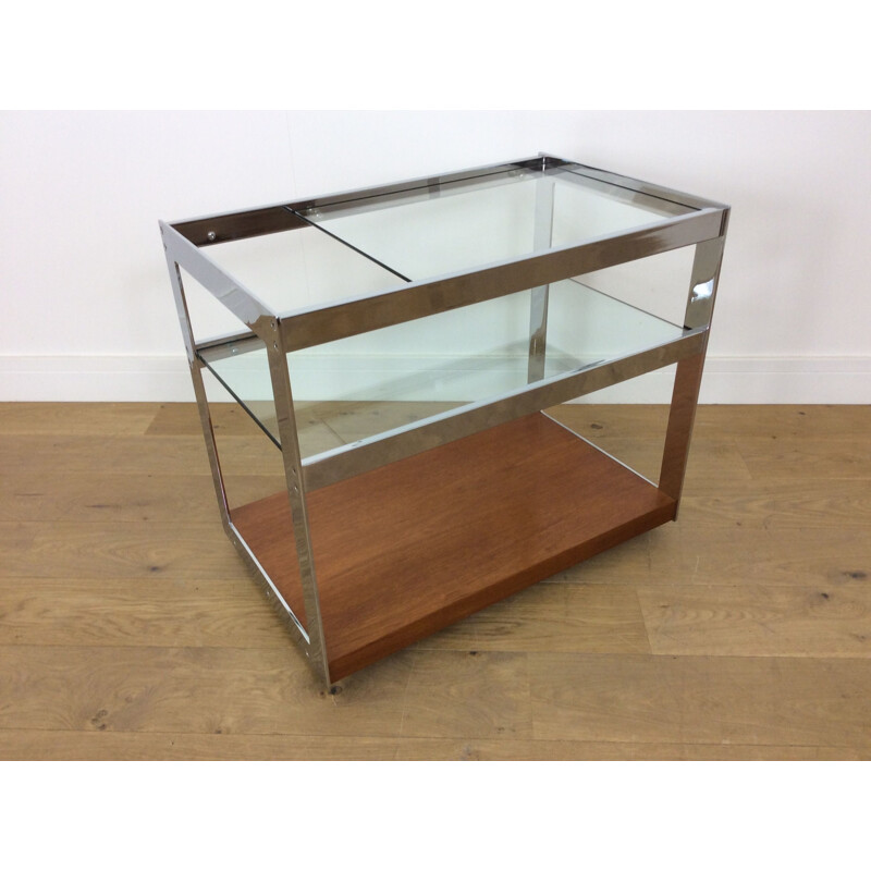 Vintage serving cart by Richard Young for Merrow Associates - 1970s