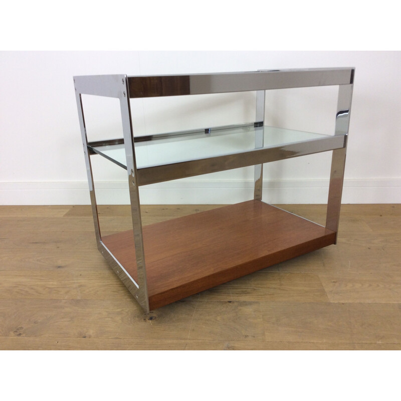 Vintage serving cart by Richard Young for Merrow Associates - 1970s