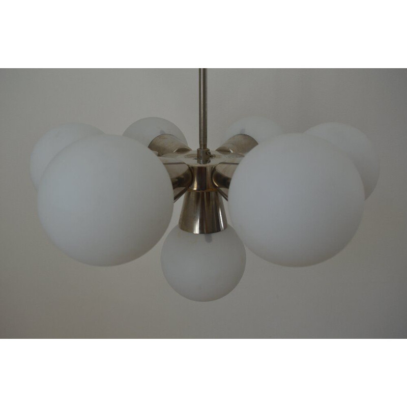 Vintage chandelier "Sputnik" by Kamenicky Senov - 1970s