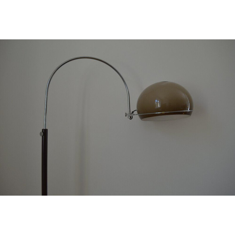 Vintage floor lamp in metal and plastic - 1970s