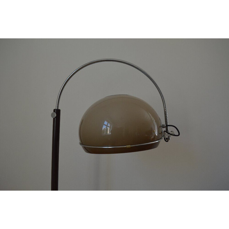 Vintage floor lamp in metal and plastic - 1970s