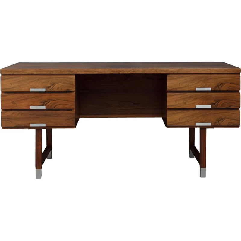 Vintage desk in rosewood by Kai Kristiansen - 1960s