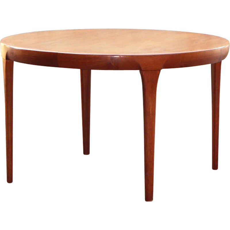 Vintage scandinavian round dining table - 1960s