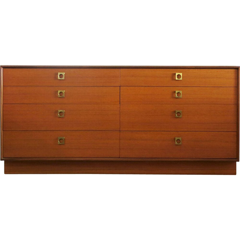Low Chest of 8 Drawers by G-Plan - 1960s