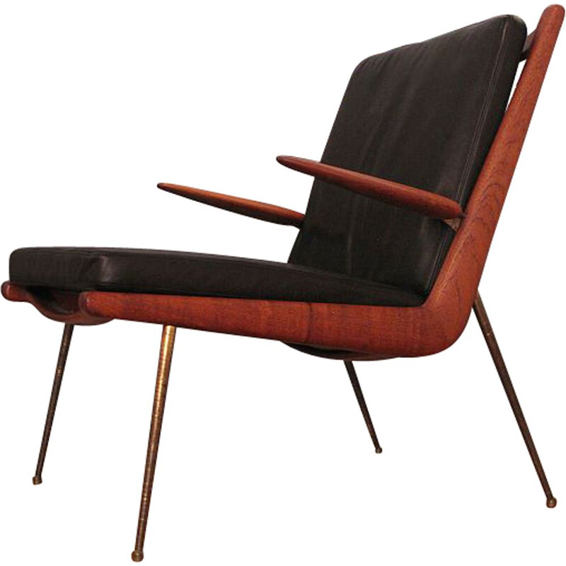 Vintage "Boomerang" Chair by Peter Hvidt & Orla Molgaard Nielsen - 1950s