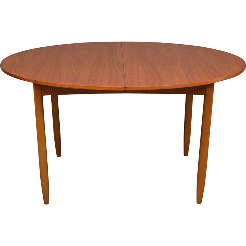 Vintage Oval Teak Dinning Table by Portwood - 1960s