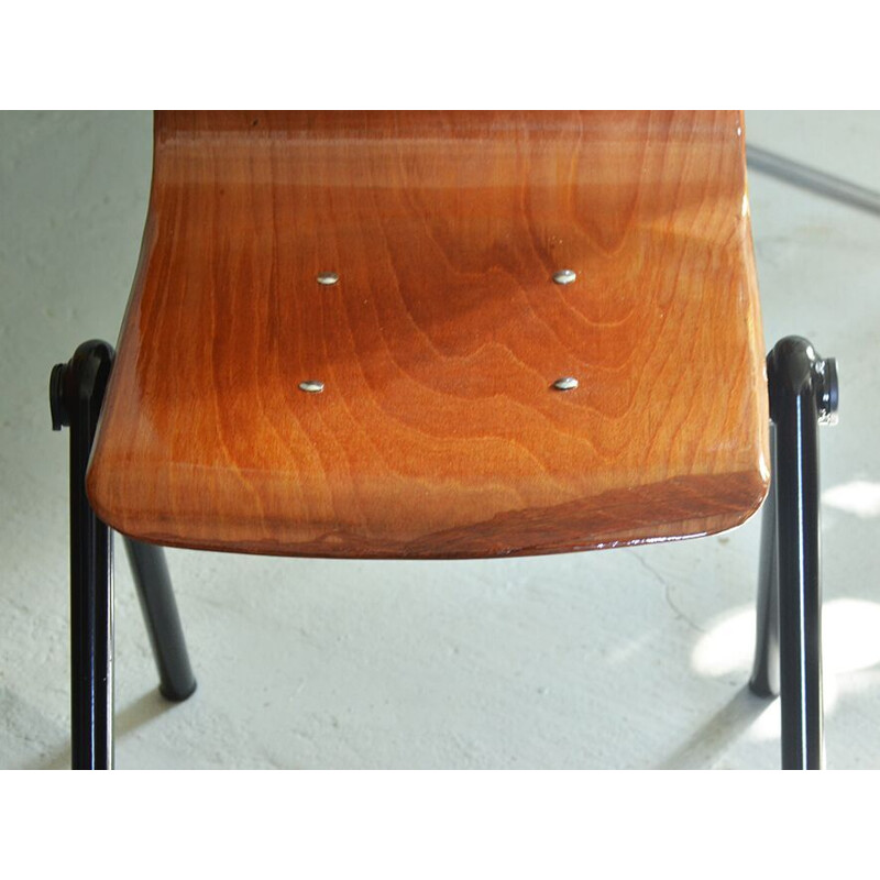 Suite de 4 chaises vintage en résine par Galvanitas - 1960
