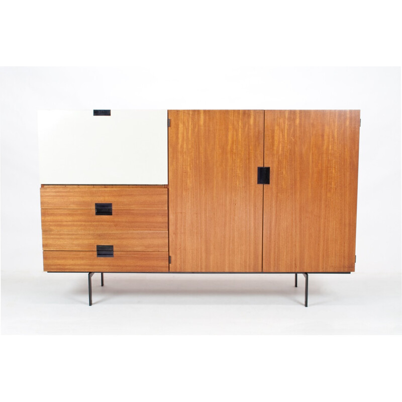 CU09 sideboard in teak and metal, Cees BRAAKMAN - 1950s