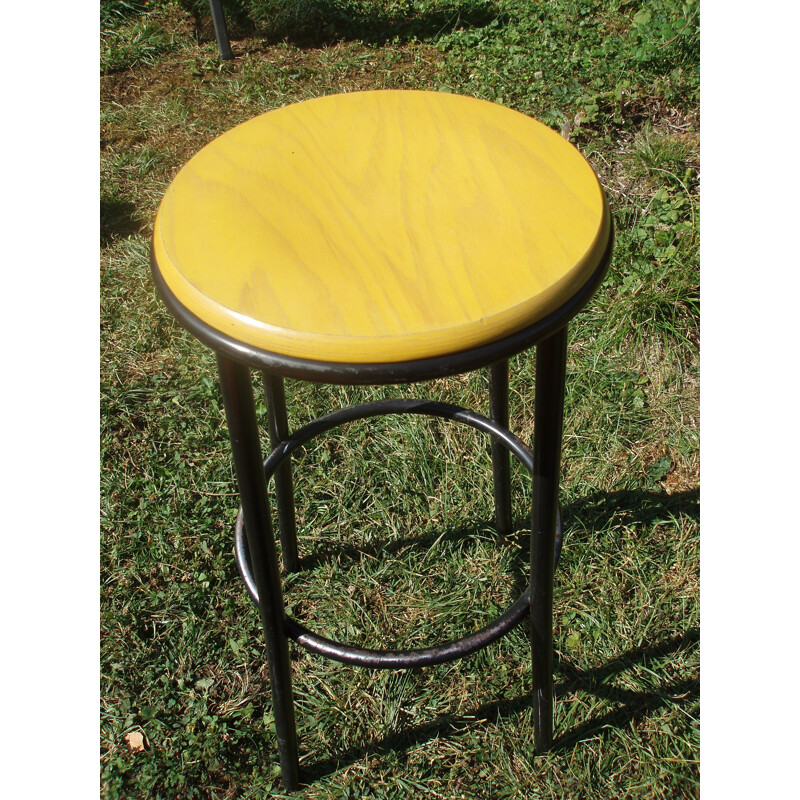 Vintage set of 4 bar stools - 1960s