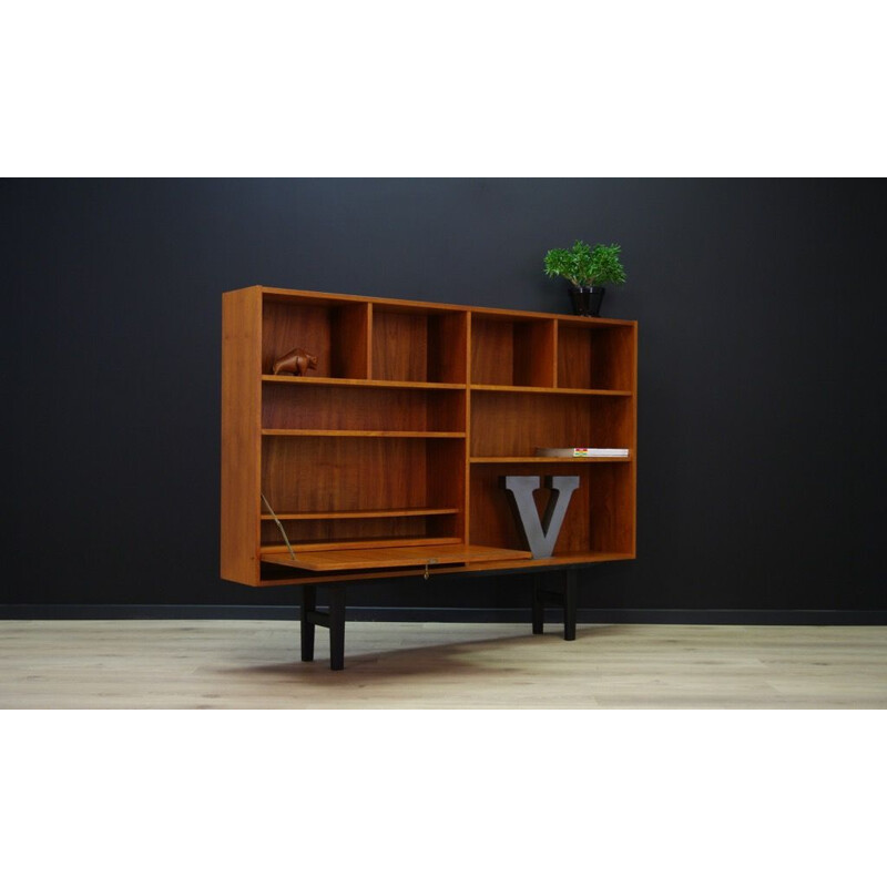 Vintage scandinavian bookcase in teak - 1960s