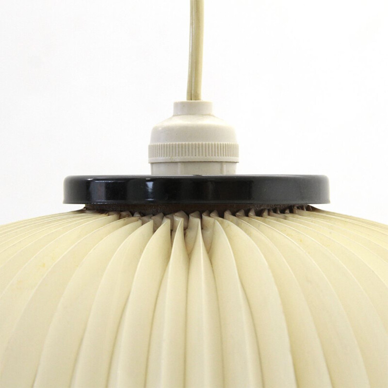 Vintage danish pendant lamp by Esben Klint for Le Klint - 1950s