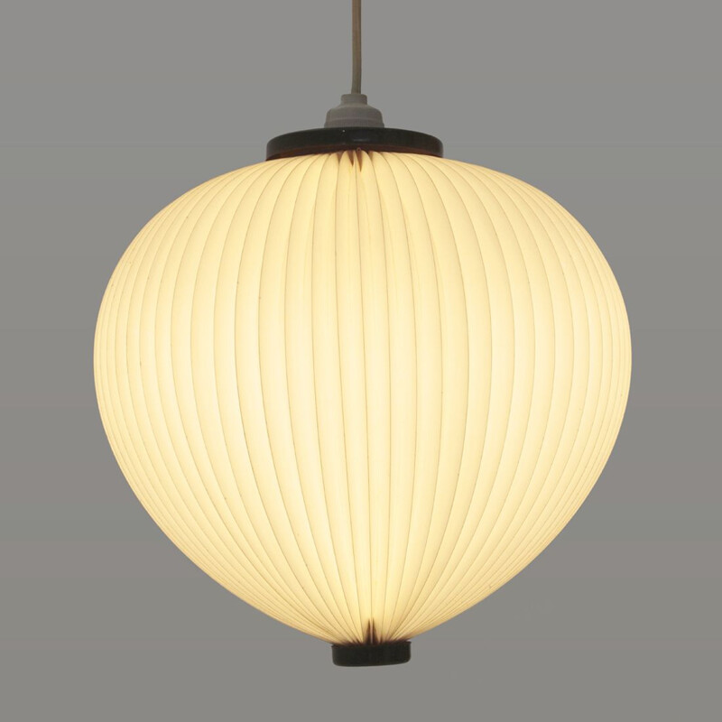 Vintage danish pendant lamp by Esben Klint for Le Klint - 1950s