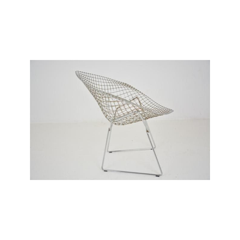 Vintage armchair "Diamond" by Harry Bertoia for Knoll - 1970s