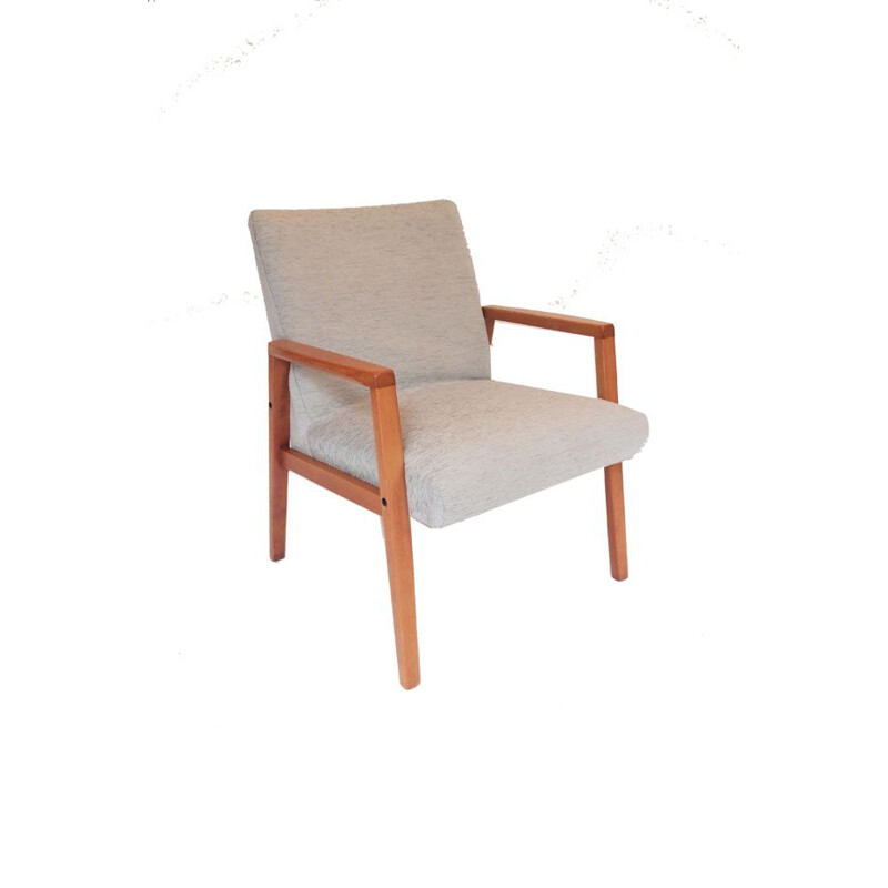 Vintage Scandinavian grey armchair - 1960s