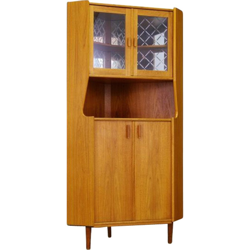 Vintage scandinavian highboard in teak - 1960s