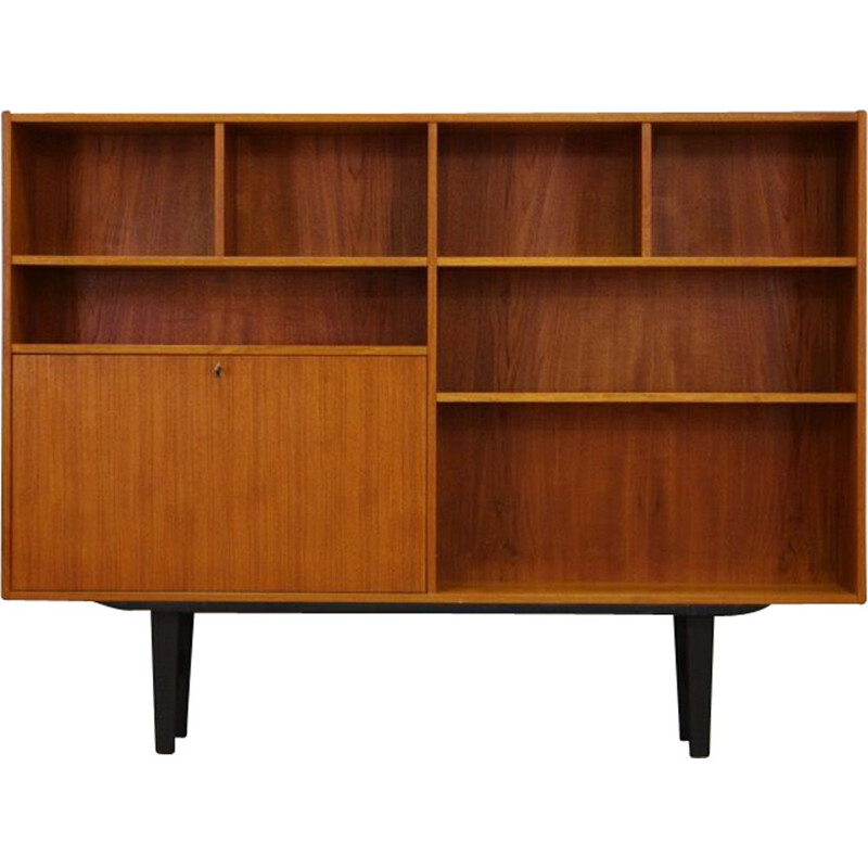 Vintage scandinavian bookcase in teak - 1960s