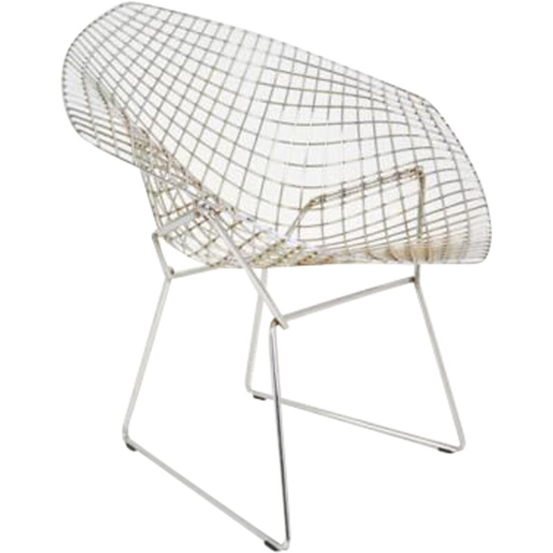 Vintage armchair "Diamond" by Harry Bertoia for Knoll - 1970s