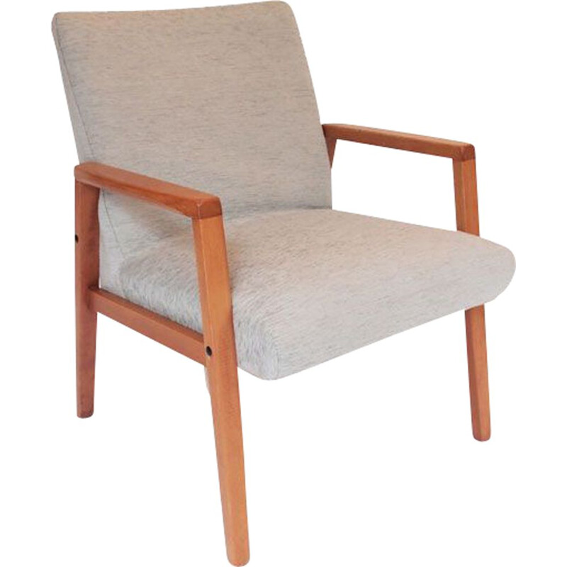 Vintage Scandinavian grey armchair - 1960s