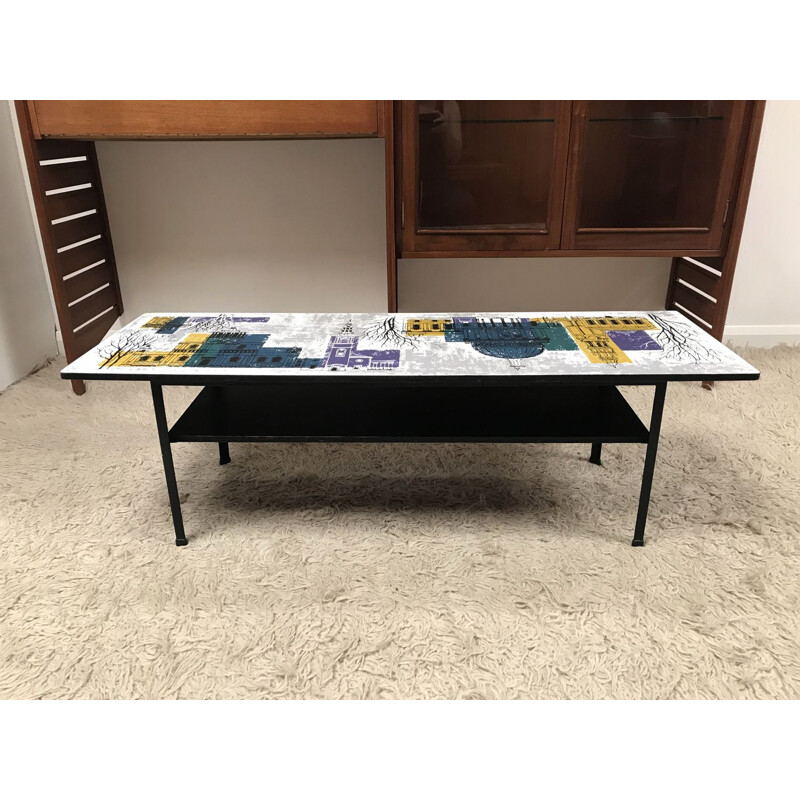 Vintage coffee table by John Piper - 1950s