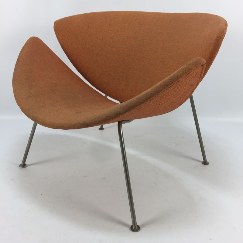 Suite de 2 fauteuils vintage Orange Slice par Pierre Paulin pour Artifort