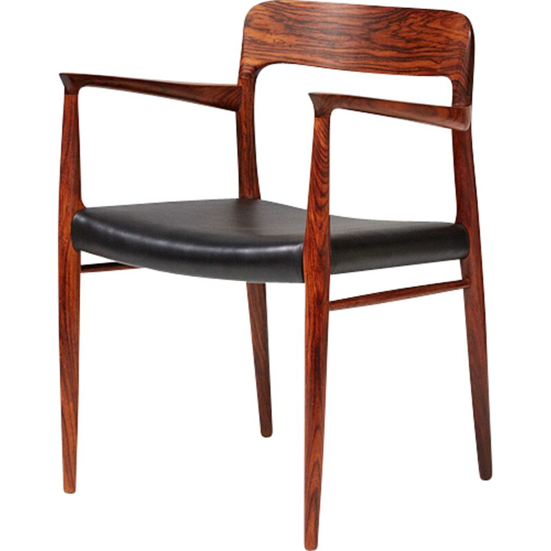 Vintage Rosewood "Model 56" Chair by Niels Moller - 1950s