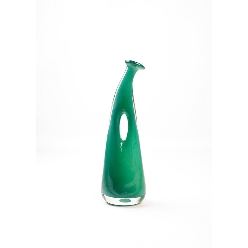 Vintage vase by Forato Fulvio Bianconi for Venini - 1950s