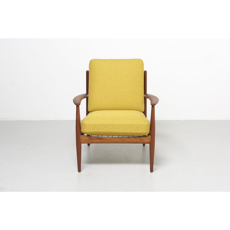 Vintage armchair in teak by Grete Jalk for France & Daverkosen - 1950s