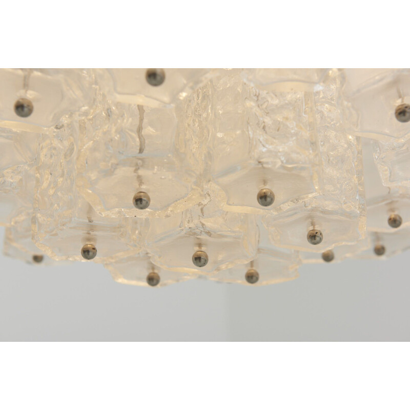 Vintage chandelier in Murano glass by Toni Zuccheri for Veninii