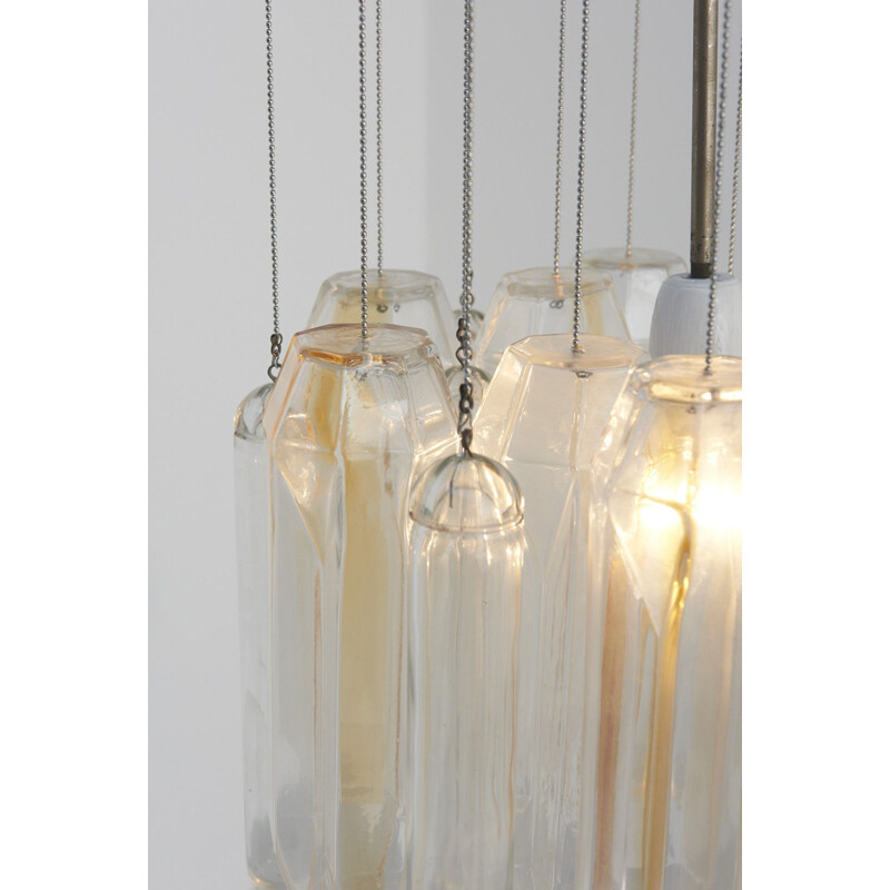 Vintage Italian chandelier in murano glass
