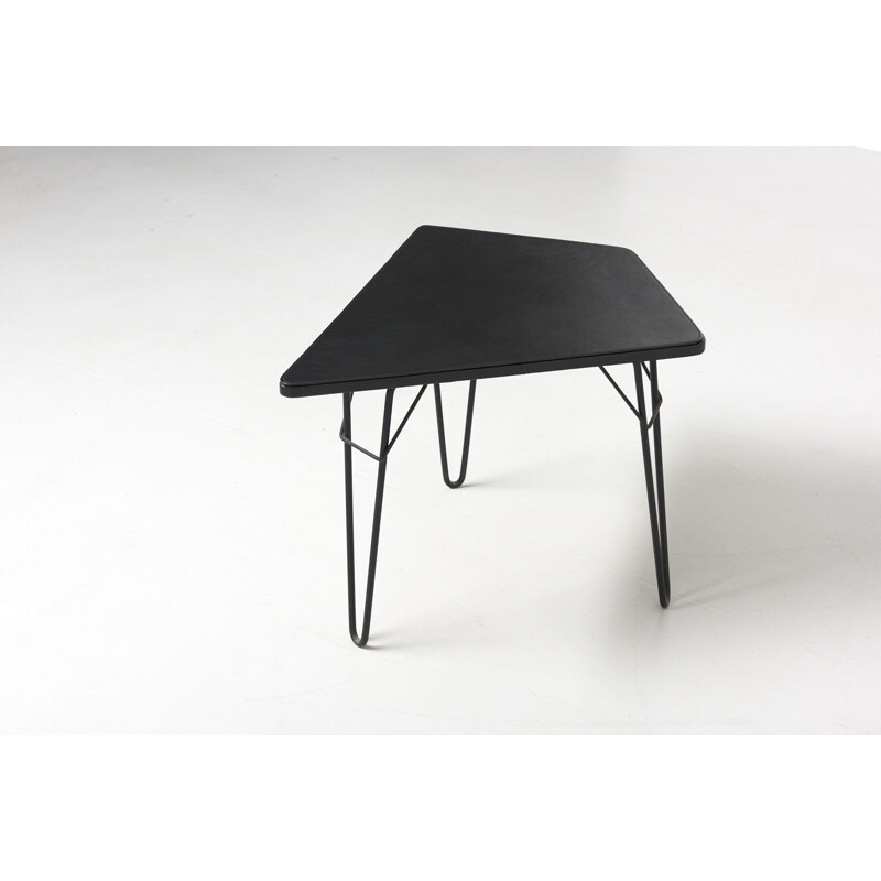 Vintage side table in metal by Willy van der Meeren for Tubax