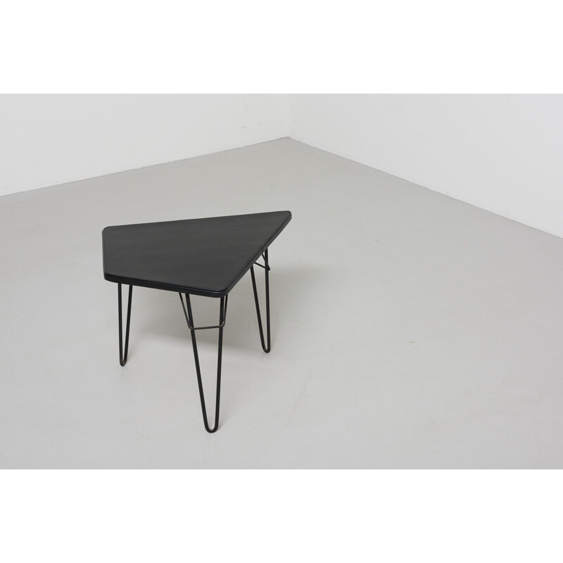 Vintage side table in metal by Willy van der Meeren for Tubax