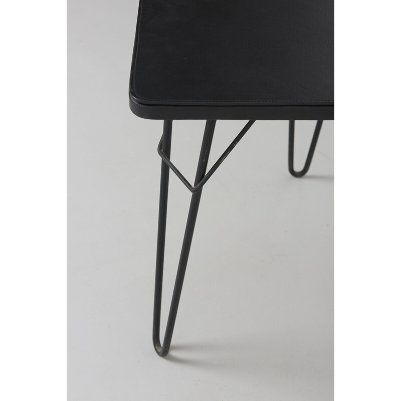 Vintage side table in metal by Willy van der Meeren for Tubax